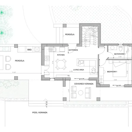 Вилла Alekos Houses-nereids Ликсури